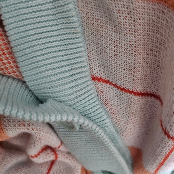 Nikka k V-neck Knitted Sweater vest Square Single-Breasted Loose sz XL - Picture 7 of 7